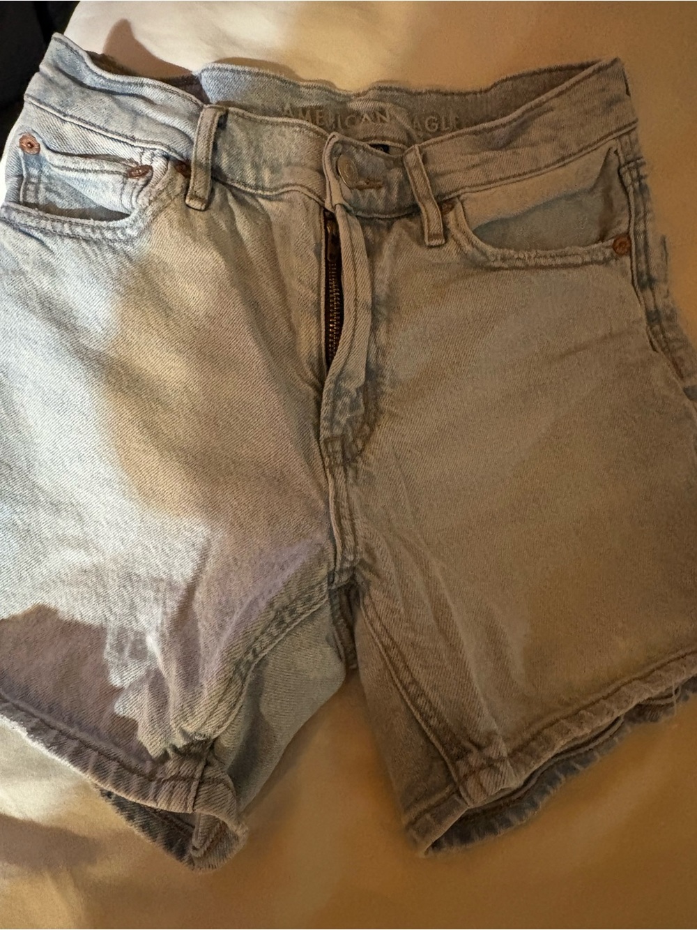American Eagle Outfitters Light Blue Denim Cutoff Shorts